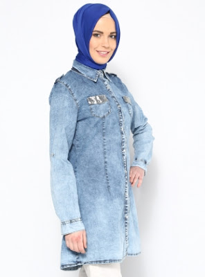 Model Jaket Muslim Jeans Modis dan Trendy Terbaru