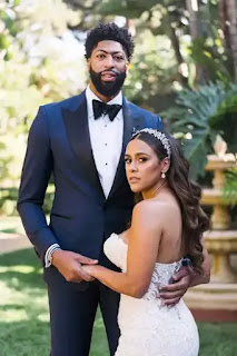 Anthony Davis With His Wife