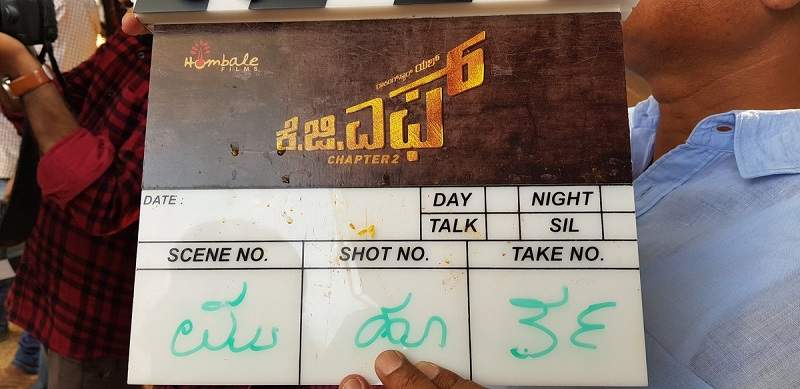 KGF Chapter 2 clapboard at mahurat