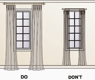 How to Hang Curtains to make the window look bigger