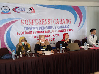 Konfercab DPC Garteks Tangerang 2021, Bentuk Komite Kesetaraan Cabang dan Departemen Pemberdayaan Perempuan