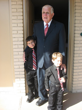 Pop Pop and Great Grandsons