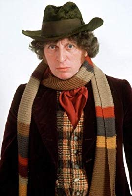 Tom Baker as the fourth Doctor