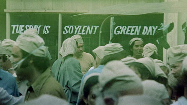 A Vintage Nerd, Soylent Green 1973, Old Hollywood Movies, Classic Film Blog, Charlton Heston, Edward G. Robinson Soylent Green