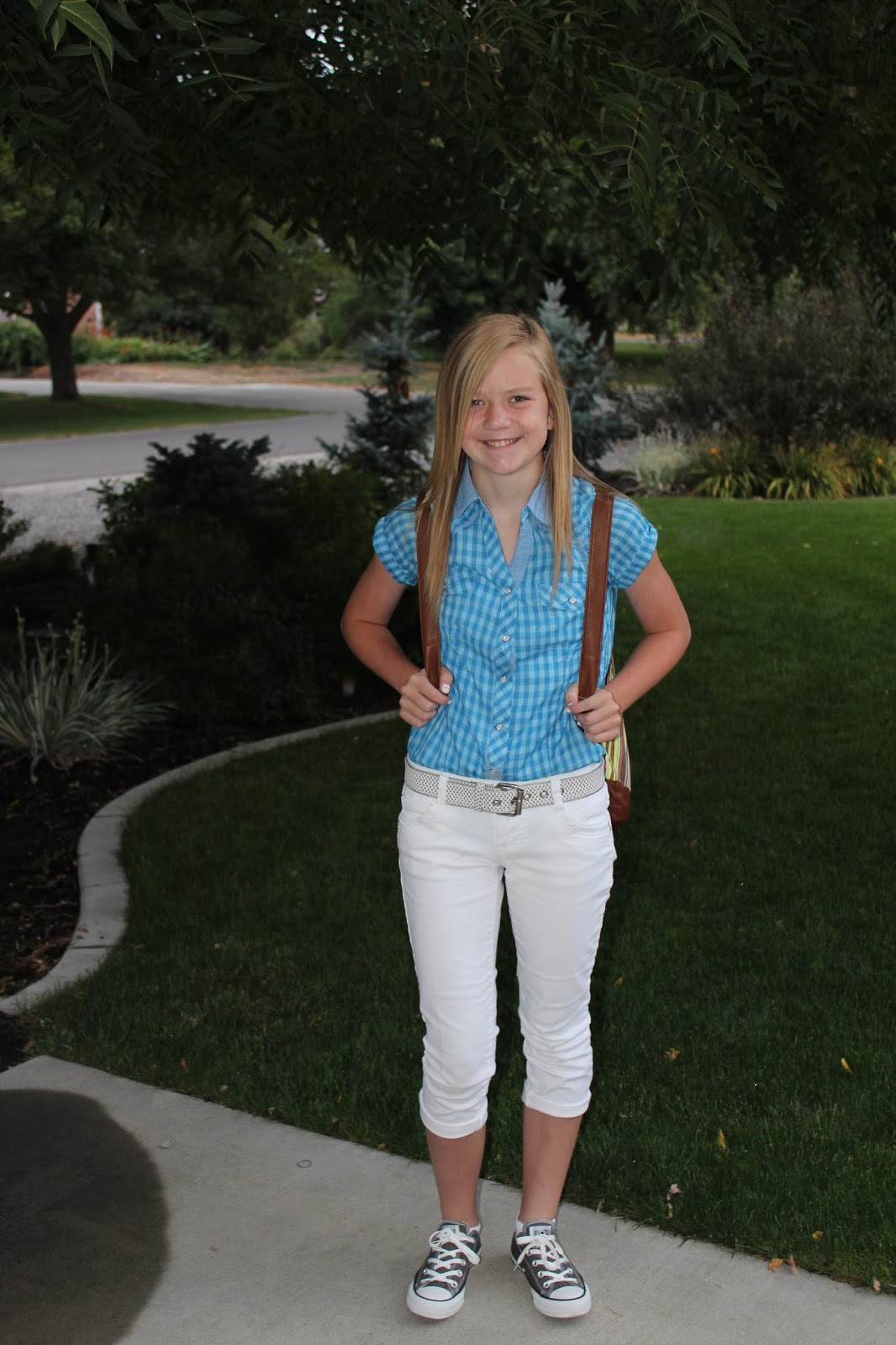 First Day Of School Outfit 8th Grade 2013 Today is her first day of