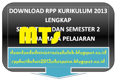 Download RPP SKI Mts Kelas 8 Kurikulum 2013 Semester 1 dan 2