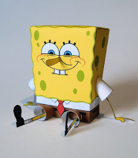 Spongebob Paper Craft Model