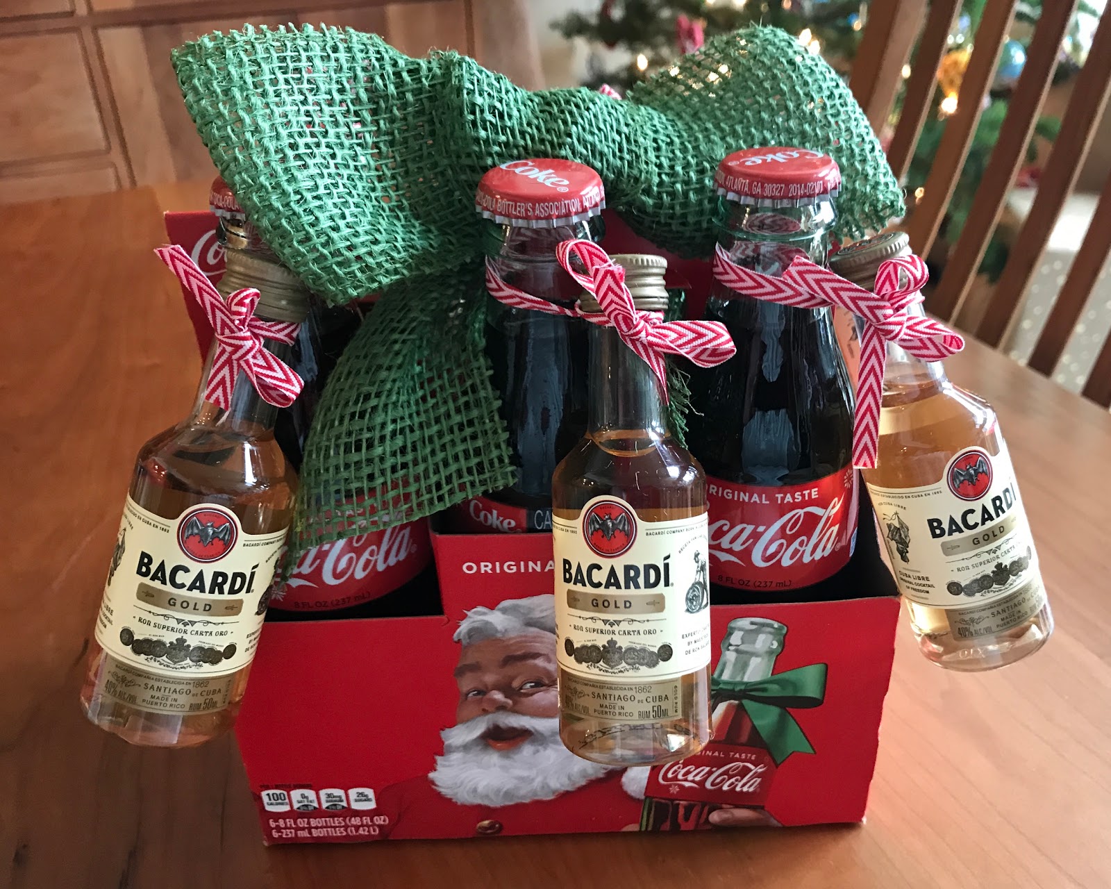 Holiday Rum and Coke Gift Idea
