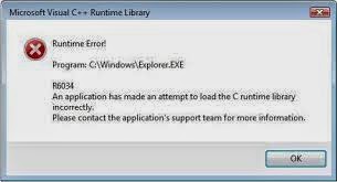 runtime error