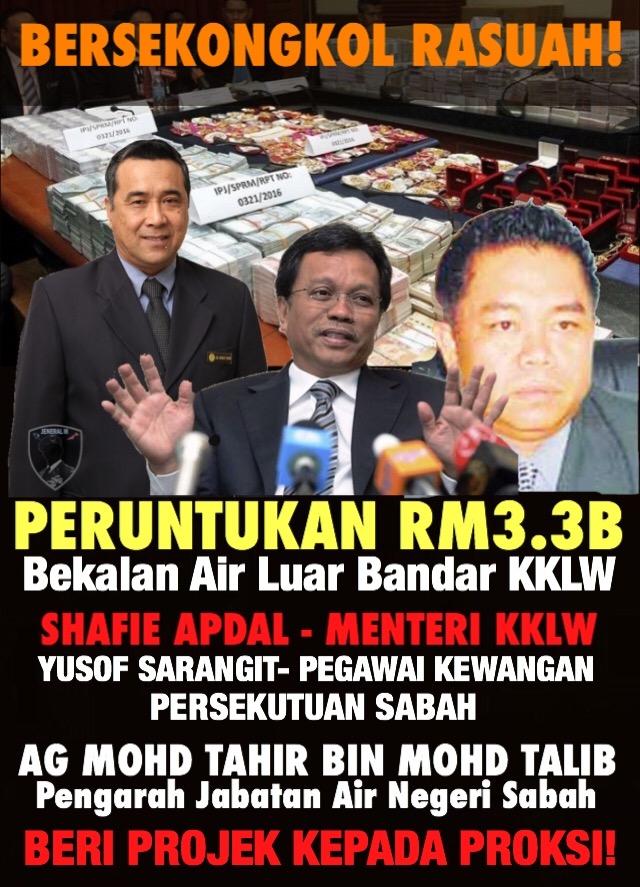 Kelapa Mawar Datuk Shafie Apdal Terlibat Dalam Kes Jabatan Air Sabah Atau Tidak