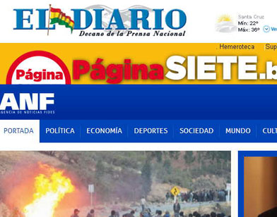 La prensa en Bolivia