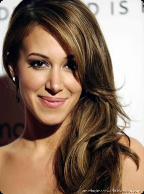 Actress Haylie Duff during LA fashion week001