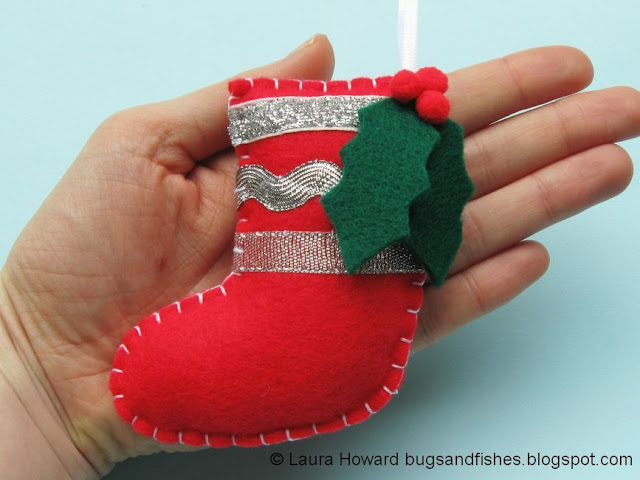 felt stocking ornament