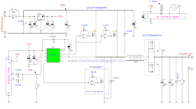 24V to 12V 400W DC Inverter Circuit