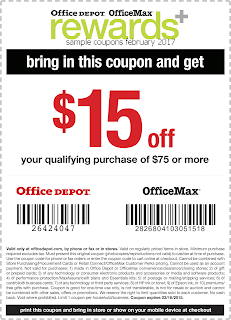 free Office Max coupons february 2017