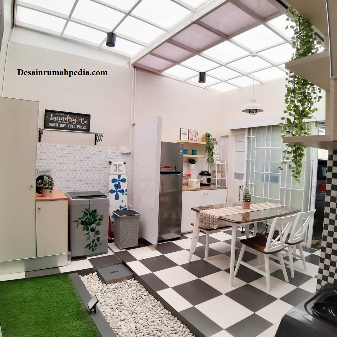 6 Desain Dapur Belakang Rumah Yang Menyatu Dengan Tempat Jemuran Pakaian Desainrumahpediacom Inspirasi Desain Rumah Minimalis Modern