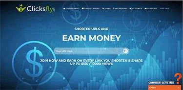 ClicksFly is the Highest Paying URL Shortener