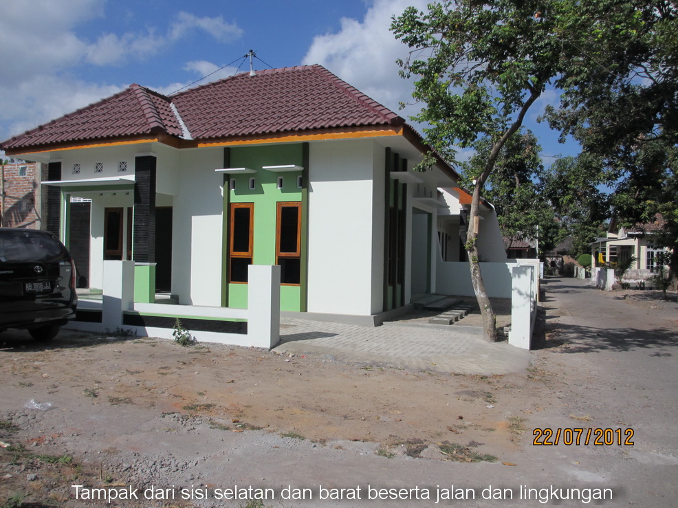 Home Sweet Home RUMAH  MINIMALIS AKSEN WARNA  HIJAU SOLD 