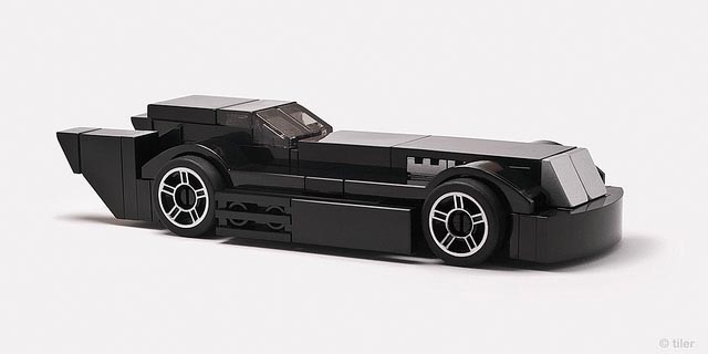 Minimalistic LEGO Batmobiles