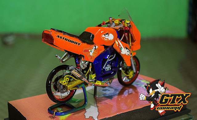 37 Gambar Miniatur Kawasaki Ninja 2 Tak Versi GTX Concept Modifikasi
