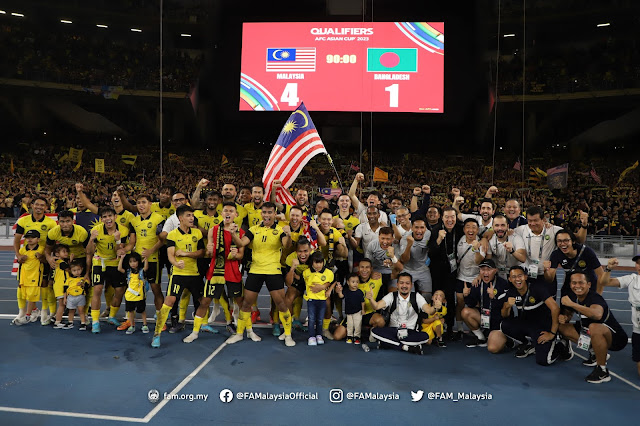Malaysia Layak Ke Piala Asia 2023