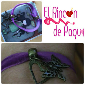 Pulsera corazon-mariposa