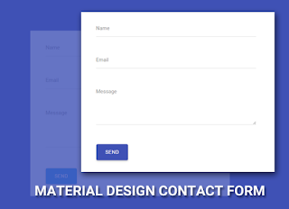 Cara Membuat Material Design Contact Form di Blog