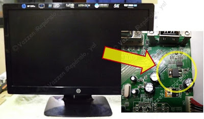 Reparación Monitor HP 2311x.