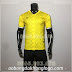 Áo bóng đá ko logo TA NC màu vàng