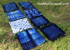 Shibori Indigo Dyeing At Morikami by www.madebyChrissieD.com