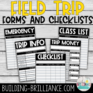 Looking for a way to save your sanity on field trips? Check out this blog post! Filled with ideas to plan, organize, and stay sane on field trips with elementary students. Includes a list of field trip ideas, organizational tips, and more! #FieldTrip #TeachersPayTeachers #ClassroomOrganization