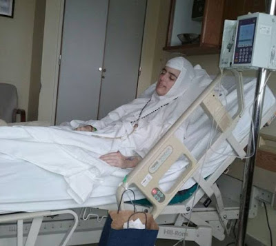 Suster Cecilia meninggal dalam keadaan tersenyum