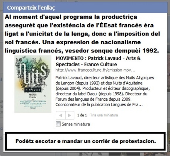 Programa de France Culture Movimento