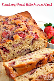 Inspired by the classic flavors of a PB&J, this Strawberry Peanut Butter Banana Bread is sure to quickly become a family favorite.