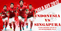 Indonesia vs Singapura AFF 2012