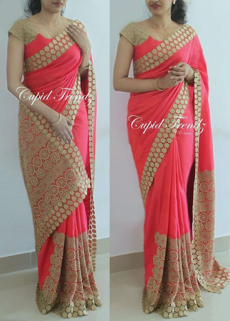 get Designer look to your old sarees