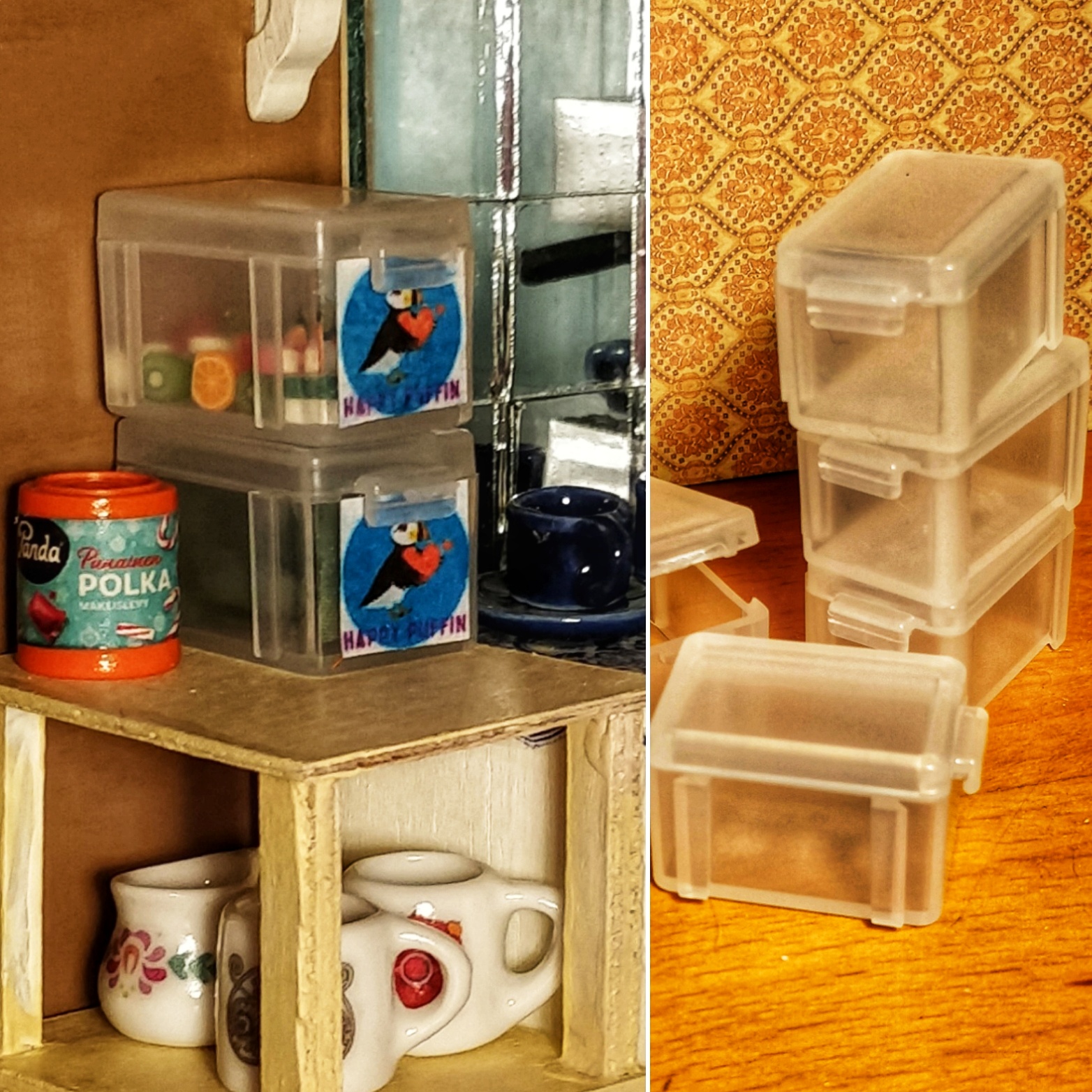 MinnaH's Miniatures: Miniature storage boxes