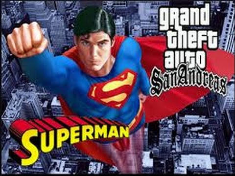 تحميل لعبة Gta San Andreas Superman Mod بحجم 600 Mb مبدع تكنو