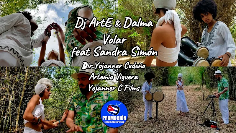 Dj ArtE y Dalma (Alsur) feat Sandra Simón - ¨Volar¨ - Videolcip - Dirección: Yojanner Cedeño - Artemio Viguera. Portal Del Vídeo Clip Cubano. Cuba.