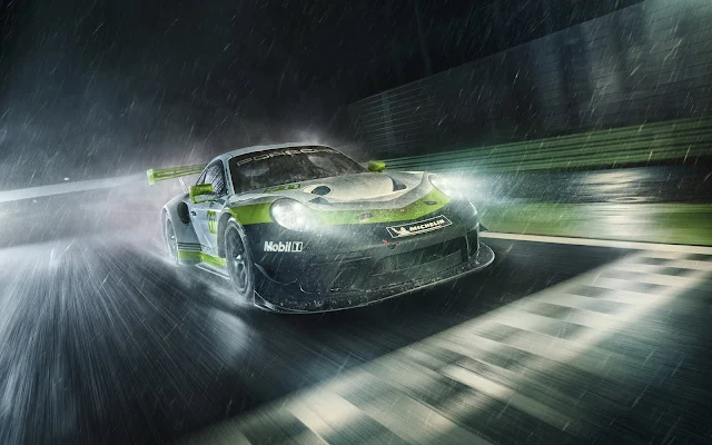 Papel de parede grátis Carro de Corrida Porsche 911 GT3 R 