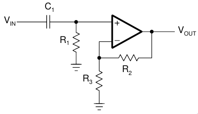 High pass filter orde 1