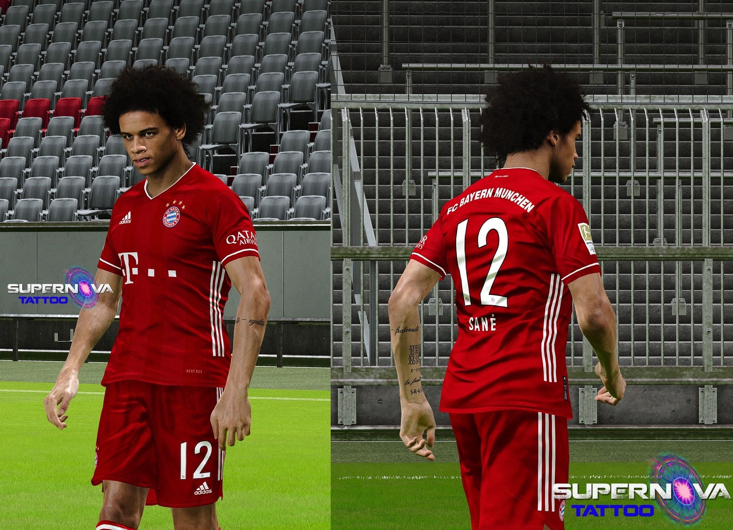 PES 2020 Tattoo Leroy Sane by Supernova ~ SoccerFandom.com ...