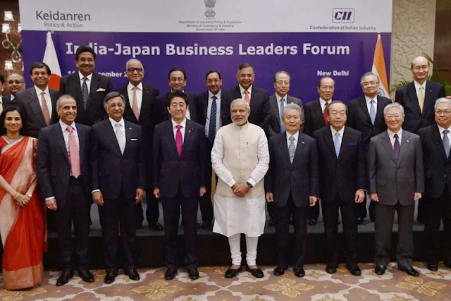 Image Attribute: CII's India-Japan Business Leader Forum / Source: Press Trust of India