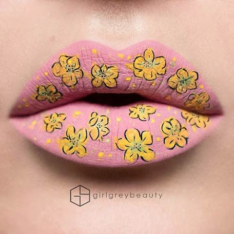 Tattoo-Inspired Lip Art And More By Andrea Reed