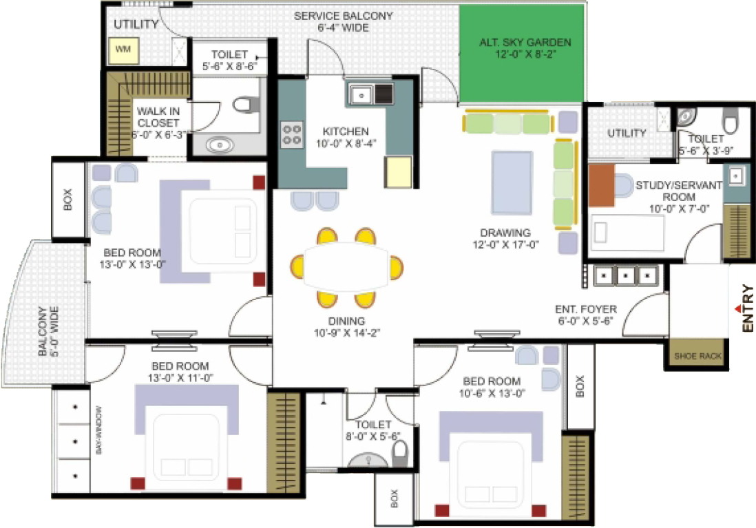 Desain Denah Rumah Minimalis 2014