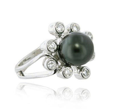 black pearl ring