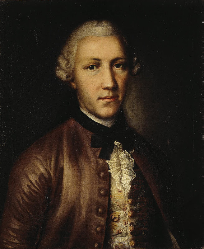 Portrait of Andrei Vasilyev by Mina Lukich Kolokolnikov - Portrait Paintings from Hermitage Museum
