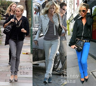 celeb wear skinny jeans images