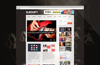 Sleekify Responsive Blogger Template