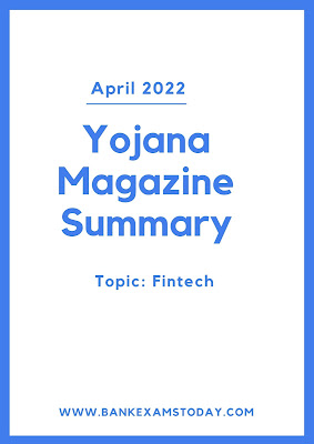 Yojana Magazine Summary: April 2022